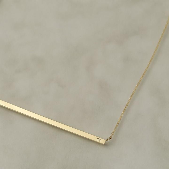 【土日限定8000円OFFクーポン有】 18金ネックレス k18 ネックレス 18金 レディース チョコバー ダイヤ 6石 k18ネックレス 18k あずきチェーン 小豆 | DEVAS | 04