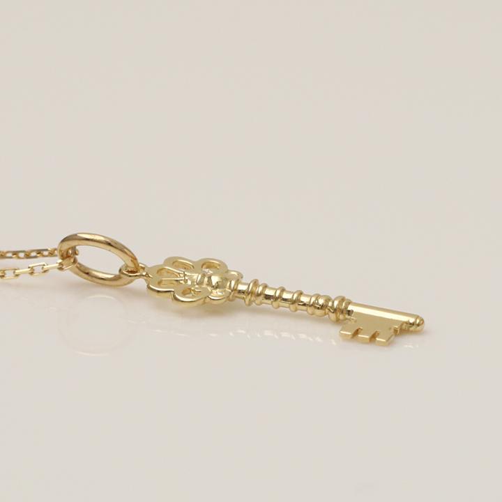 ペンダントトップ 18金 k18 18金ネックレス ペンダント レディース 鍵 キー ハート クロス シェル 18k ネックレス トップ チャーム 18金ペンダントトップ｜devas｜06