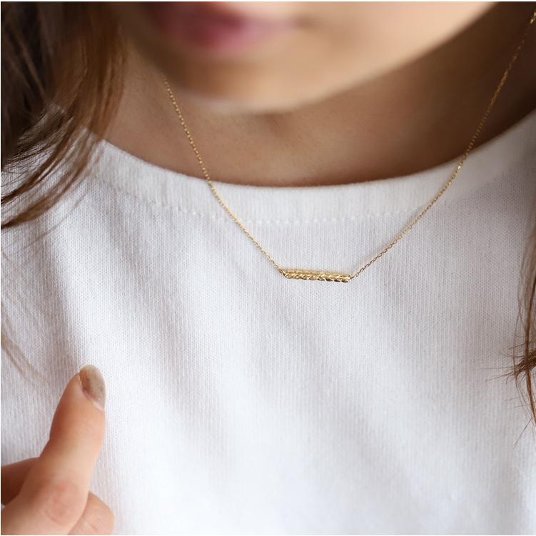 【土日限定3500円OFFクーポン有】 18金ネックレス k18 ネックレス 18金 レディース ハワイアンジュエリー バー マイレ k18ネックレス 18k | DEVAS | 03
