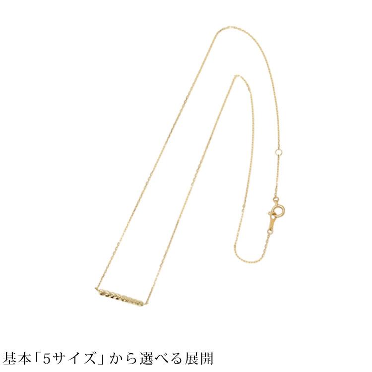 【土日限定3500円OFFクーポン有】 18金ネックレス k18 ネックレス 18金 レディース ハワイアンジュエリー バー マイレ k18ネックレス 18k | DEVAS | 04