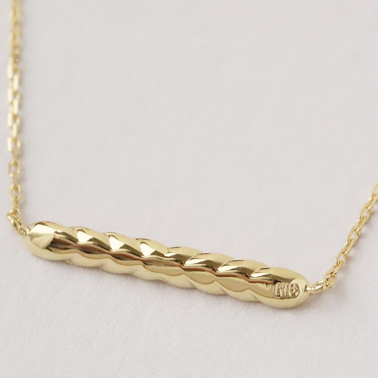 【土日限定3500円OFFクーポン有】 18金ネックレス k18 ネックレス 18金 レディース ハワイアンジュエリー バー マイレ k18ネックレス 18k | DEVAS | 07