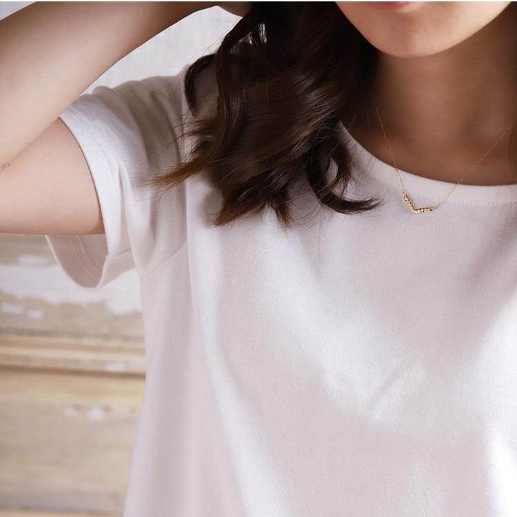 【土日限定4000円OFFクーポン有】  18金ネックレス k18 ネックレス 18金 レディース ハワイアンジュエリー V字 バー マイレ k18ネックレス 18k 42cm | DEVAS | 09