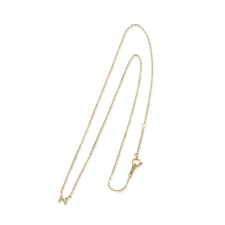 【土日限定2000円OFFクーポン有】 18金ネックレス k18 ネックレス 18金 レディース イニシャル アルファベット カスタマイズ 18k あずきチェーン 小豆 | DEVAS | 04