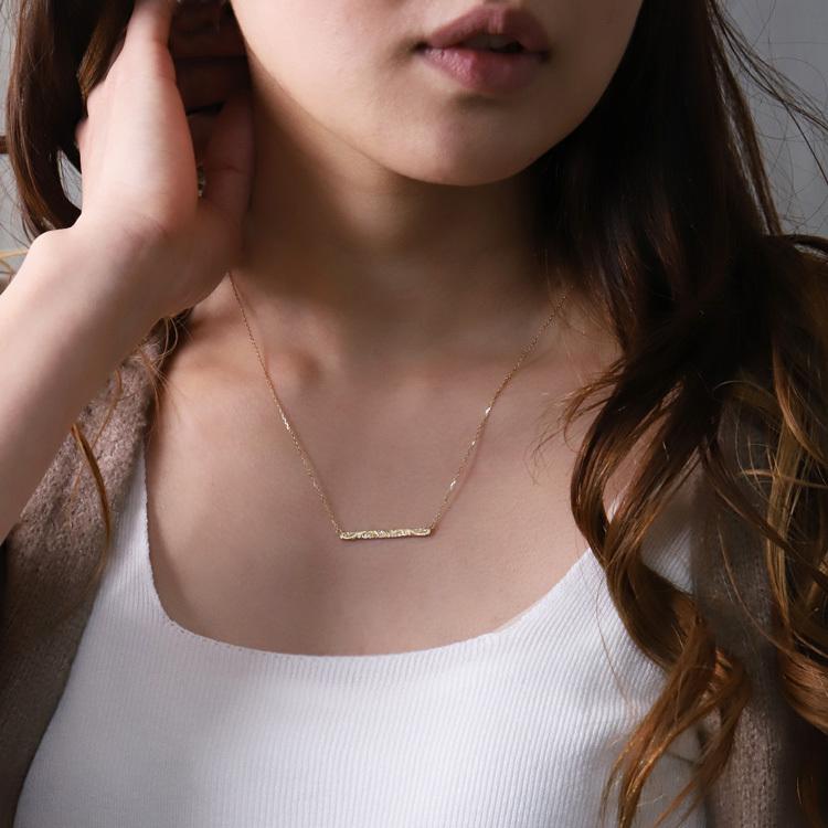 【土日限定3500円OFFクーポン有】 18金ネックレス k18 ネックレス 18金 レディース ハワイアンジュエリー バー ひまわり フラワー k18ネックレス 18k | DEVAS | 03