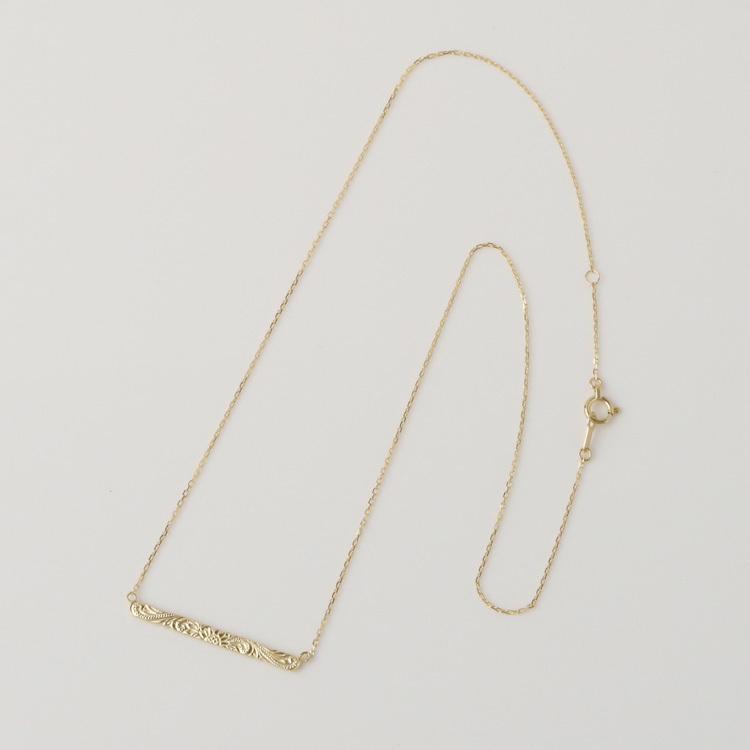 【土日限定3500円OFFクーポン有】 18金ネックレス k18 ネックレス 18金 レディース ハワイアンジュエリー バー ひまわり フラワー k18ネックレス 18k | DEVAS | 06