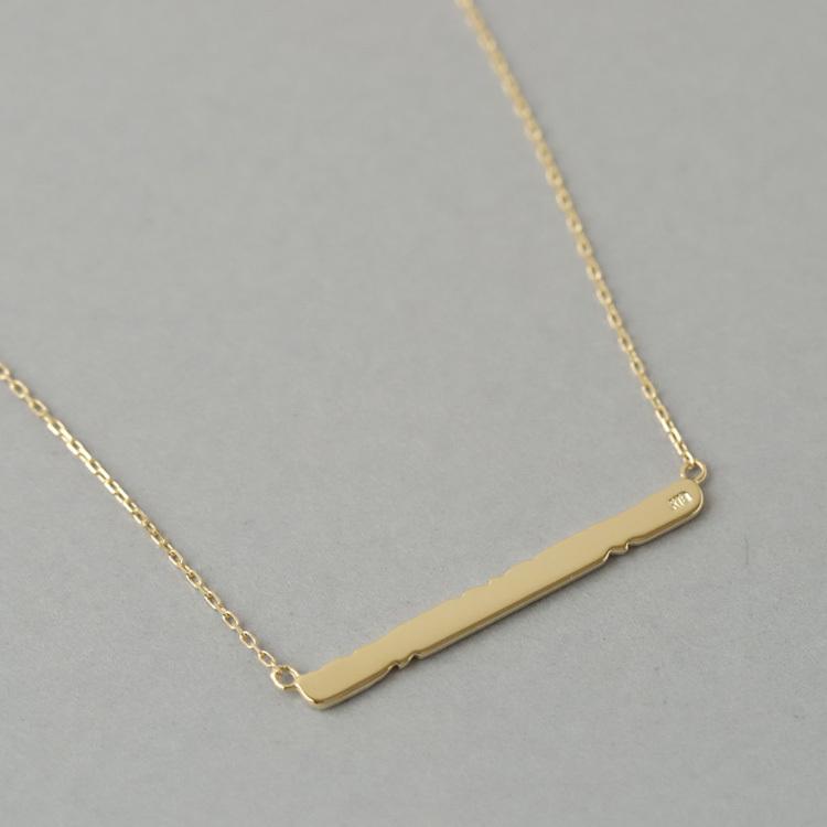 【土日限定3500円OFFクーポン有】 18金ネックレス k18 ネックレス 18金 レディース ハワイアンジュエリー バー ひまわり フラワー k18ネックレス 18k | DEVAS | 07