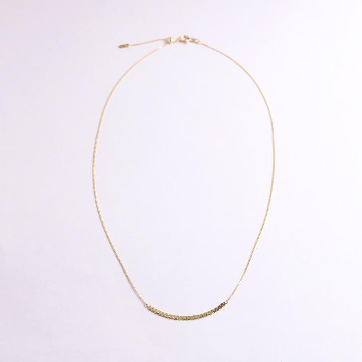 6月土日限定 7%クーポン▼ 18金ネックレス k18 ネックレス 18金 レディース 喜平チェーン ヘリンボーン カーブ 18k 45cm k18ネックレス | DEVAS | 03