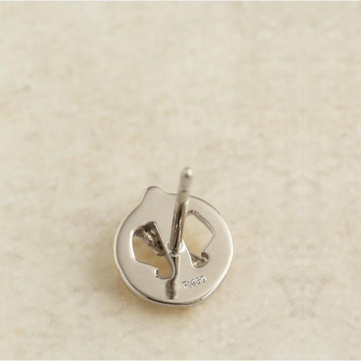 プラチナピアス ピアス プラチナ レディース メンズ 錨 アンカー マリン プラチナ950 ピアスプラチナ PT シンプル 地金 小さめ 小さい シンプルピアス 片耳 | DEVAS | 04