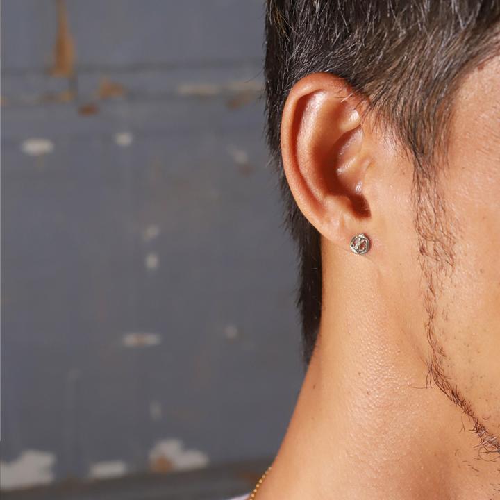 プラチナピアス ピアス プラチナ レディース メンズ 錨 アンカー マリン プラチナ950 ピアスプラチナ PT シンプル 地金 小さめ 小さい シンプルピアス 片耳 | DEVAS | 07