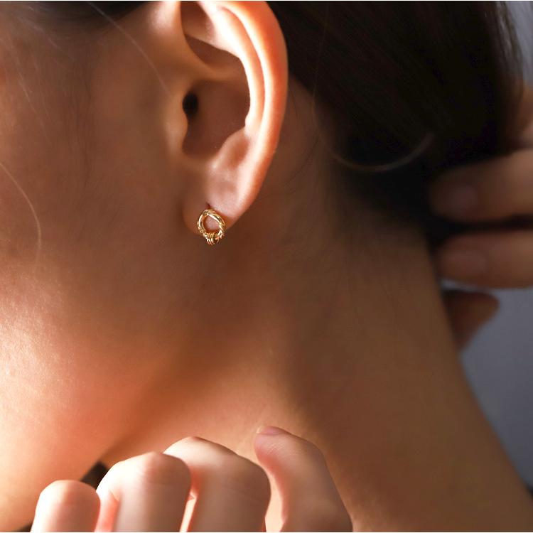 【土日限定2000円OFFクーポン有】 18金 ピアス k18 18金ピアス 18k サークルリング k18ピアス レディース ピアス18金 18kピアス 両耳 セット | DEVAS | 03