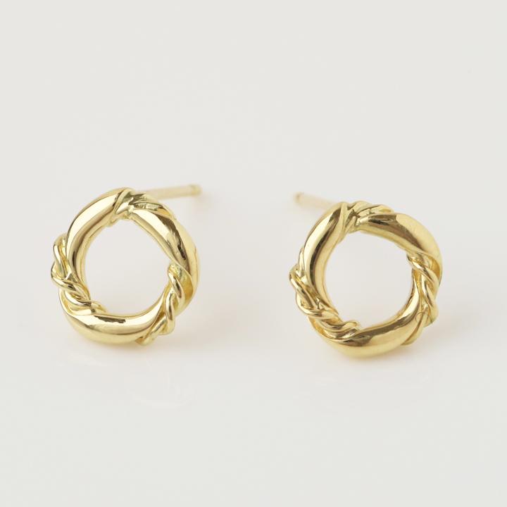ピアス　18金 ピアス 18K ガーネット 18金ピアス アルマンディン ガーネット
