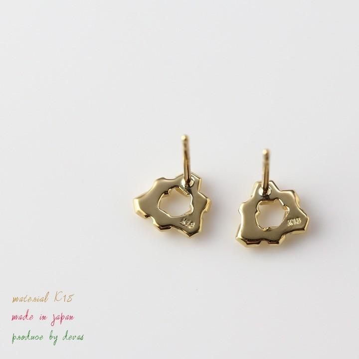 【土日限定1500円OFFクーポン有】 18金 ピアス k18 18金ピアス 18k トライアングル k18ピアス レディース ピアス18金 18kピアス 両耳 セット | DEVAS | 03
