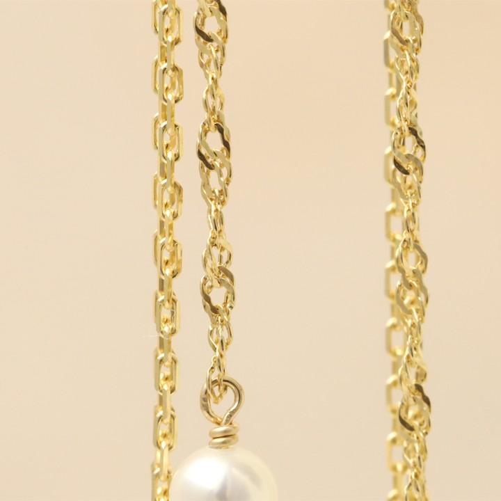 18金 ピアス k18 18金ピアス 18k  フックピアス 天然石 淡水パール シンプル k18ピアス レディース ピアス18金 18 金 華奢 地金 ゴールド 18kピアス 両耳 | DEVAS | 04