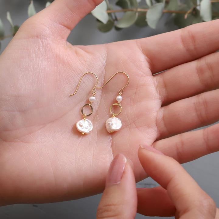 DEVAS 9月土日限定 7%クーポン▽ 18金 ピアス k18 18金ピアス