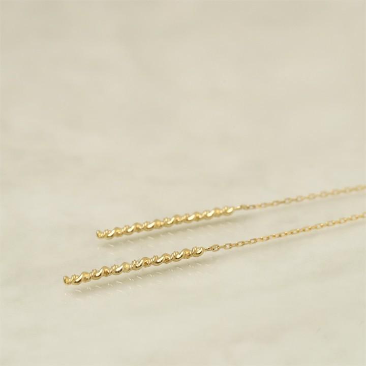 DEVAS 9月土日限定 7%クーポン▽ 18金 ピアス k18 18金ピアス