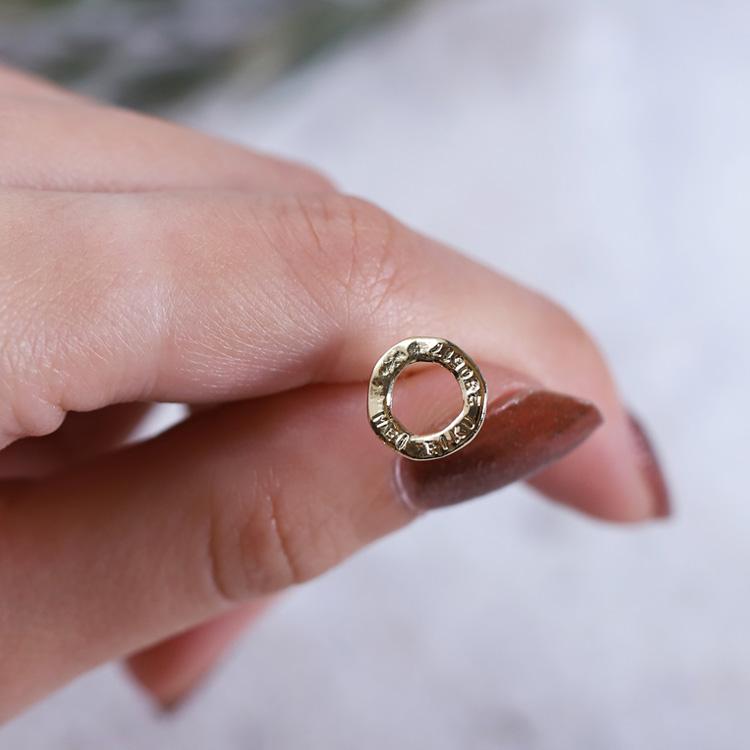 【土日限定2000円OFFクーポン有】 18金 ピアス k18 18金ピアス 18k リング サークル k18ピアス レディース ピアス18金 18kピアス  片耳用 | DEVAS | 14