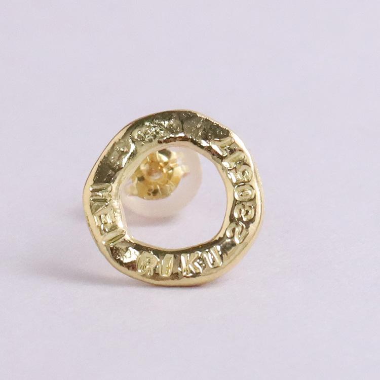 【土日限定2000円OFFクーポン有】 18金 ピアス k18 18金ピアス 18k リング サークル k18ピアス レディース ピアス18金 18kピアス  片耳用 | DEVAS | 04