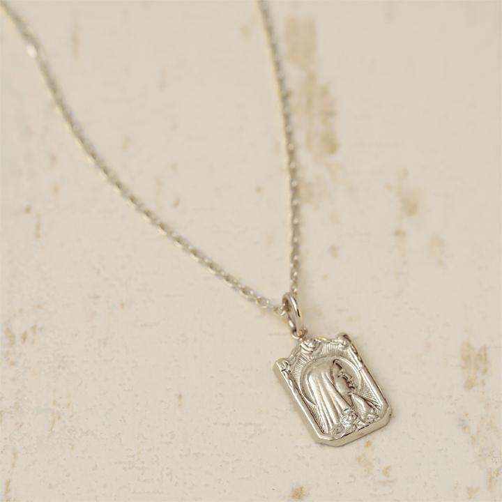 ペンダントトップ プラチナ ネックレス トップ ペンダント レディース メンズ Pt950 マリア スクエアネックレス | DEVAS | 01