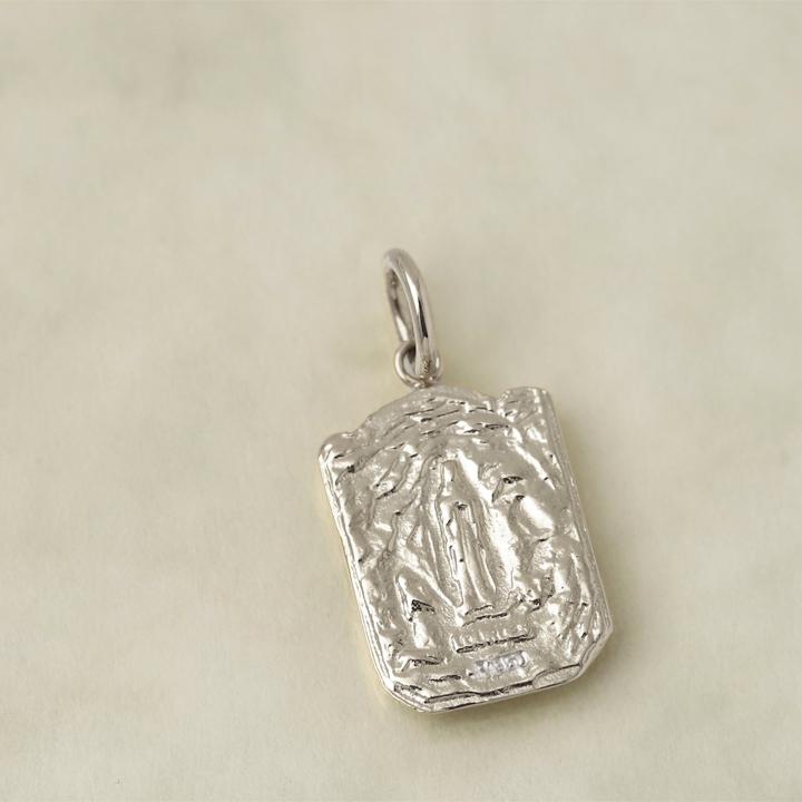 ペンダントトップ プラチナ ネックレス トップ ペンダント レディース メンズ Pt950 マリア スクエアネックレス | DEVAS | 03