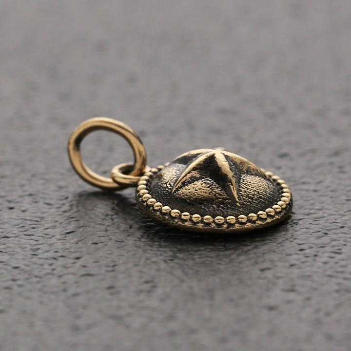 【土日限定2500円OFFクーポン有】  ペンダントトップ 18金 コインペンダント k18 コイン メンズ 星 スター 18金ネックレス 18k ネックレス | DEVAS | 03
