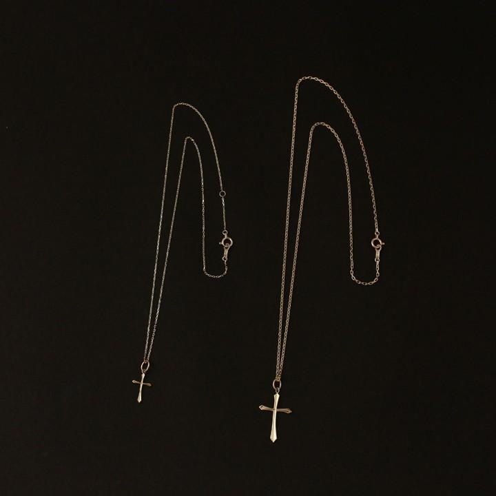 【土日限定8000円OFFクーポン有】 18金ネックレス k18 ネックレス 18金 レディース メンズ ペアネックレス ペアジュエリー クロス クロスネックレス 18k | DEVAS | 06