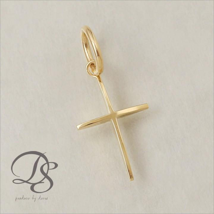ペンダントトップ 18金 k18 18金ネックレス ペンダント レディース メンズ クロス 十字架 18k ネックレス トップ チャーム 18金ペンダントトップ ゴールド | DEVAS