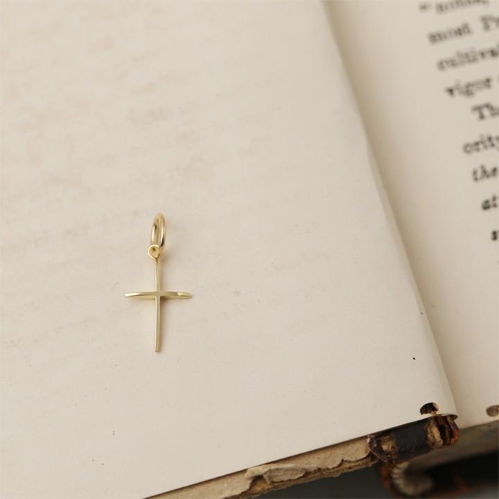 ペンダントトップ 18金 k18 18金ネックレス ペンダント レディース メンズ クロス 十字架 18k ネックレス トップ チャーム 18金ペンダントトップ ゴールド | DEVAS | 01