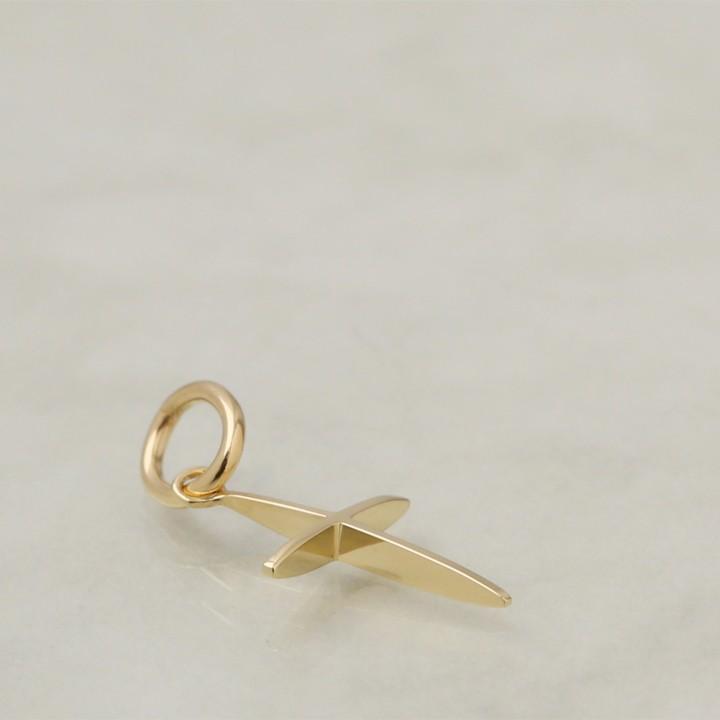 ペンダントトップ 18金 k18 18金ネックレス ペンダント レディース メンズ クロス 十字架 18k ネックレス トップ チャーム 18金ペンダントトップ ゴールド | DEVAS | 03