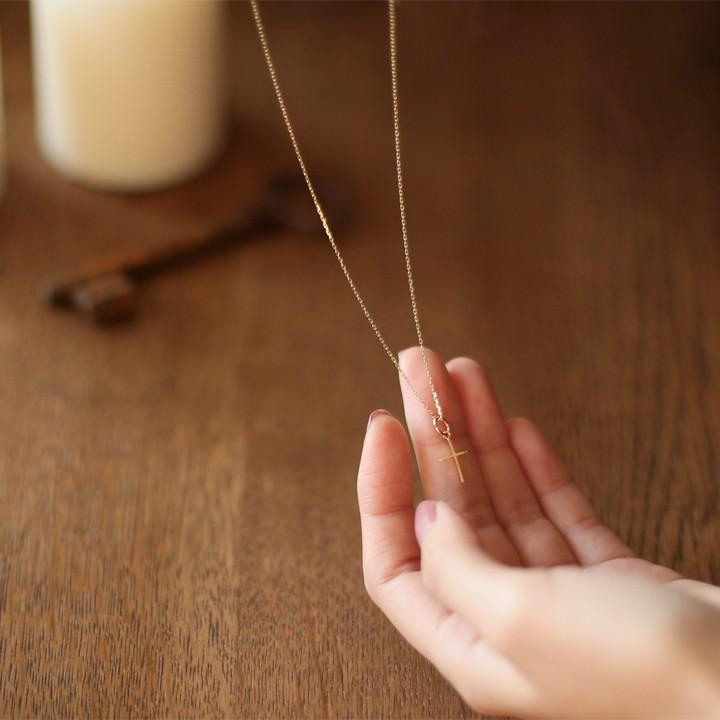 ペンダントトップ 18金 k18 18金ネックレス ペンダント レディース メンズ クロス 十字架 18k ネックレス トップ チャーム 18金ペンダントトップ ゴールド | DEVAS | 09