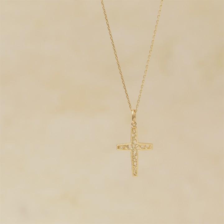 【土日限定2000円OFFクーポン有】 ペンダントトップ 18金 k18 18金ネックレス ペンダント メンズ 透かし クロス 18k トップ 18金ペンダントトップ | DEVAS | 02