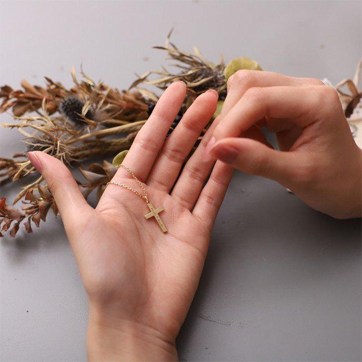 【土日限定3500円OFFクーポン有】 ペンダントトップ 18金 k18 18金ネックレス ペンダント レディース メンズ クロス 刻印 18k 18金ペンダントトップ | DEVAS | 12