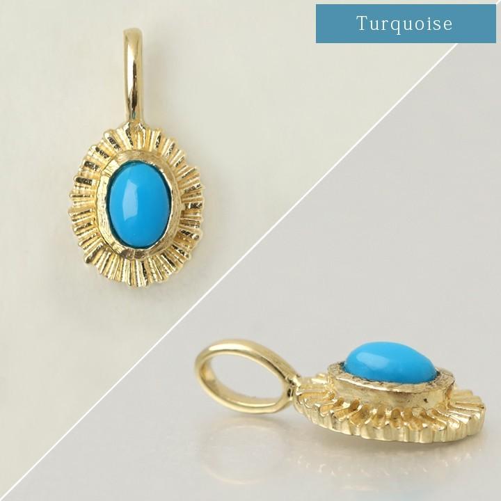 【土日限定2000円OFFクーポン有】 ペンダントトップ 18金 k18 18金ネックレス ターコイズ オニキス ラピスラズリ オパール 18k 18金ペンダントトップ | DEVAS | 01