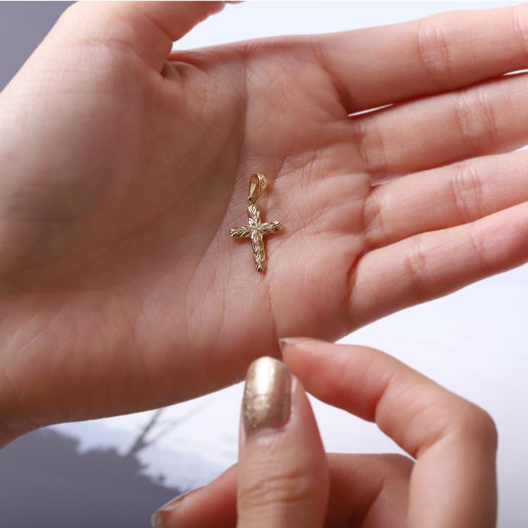 【土日限定2500円OFFクーポン有】  ペンダントトップ 18金 ハワイアンジュエリー トップ k18 マイレ クロス ハワイアン 18金ネックレス レディース 18k | DEVAS | 11