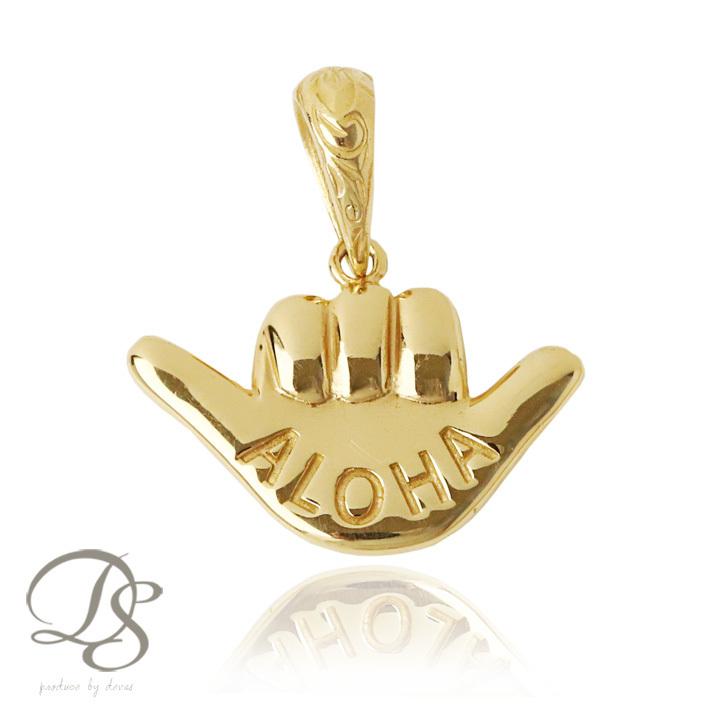 【土日限定2500円OFFクーポン有】 ペンダントトップ 18金 ハワイアンジュエリー トップ k18 アロハ ハワイアン 18金ネックレス レディース 18k | DEVAS