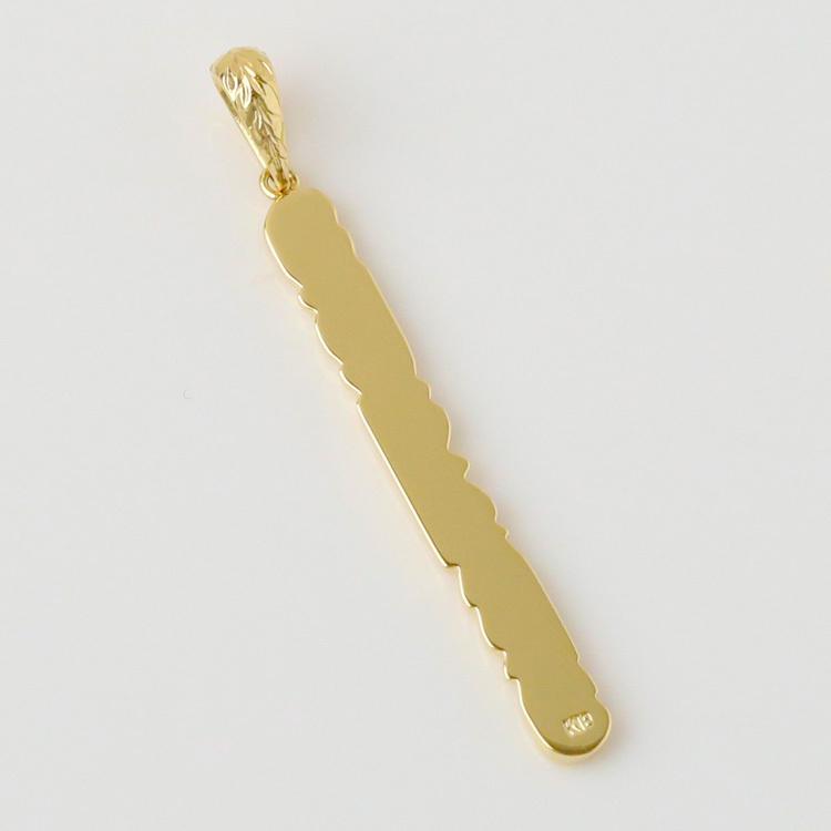 【2/4 値上げ対象】 ペンダントトップ 18金 ハワイアンジュエリー k18 バー ひまわり ハワイアン 18金ネックレス レディース 18k | DEVAS | 05