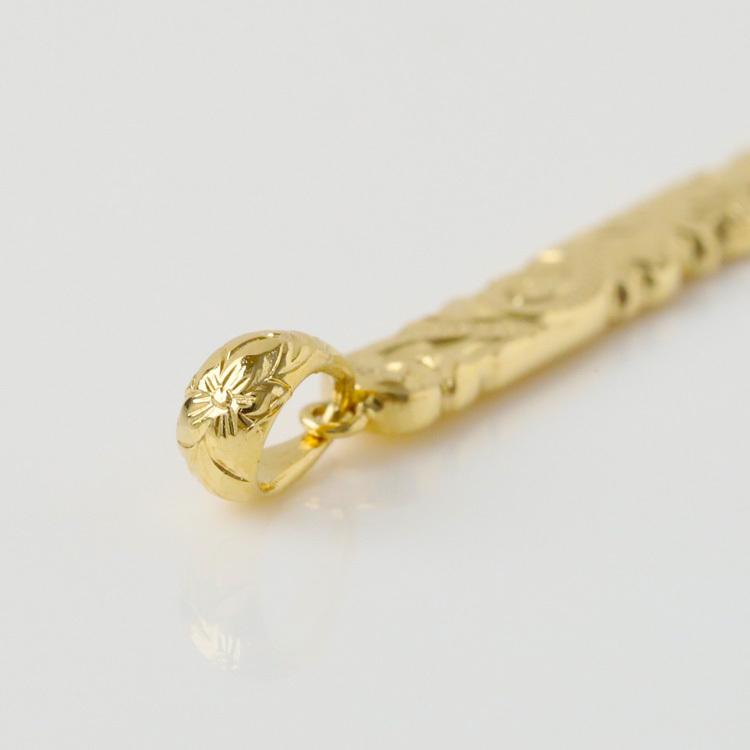 【2/4 値上げ対象】 ペンダントトップ 18金 ハワイアンジュエリー k18 バー ひまわり ハワイアン 18金ネックレス レディース 18k | DEVAS | 06