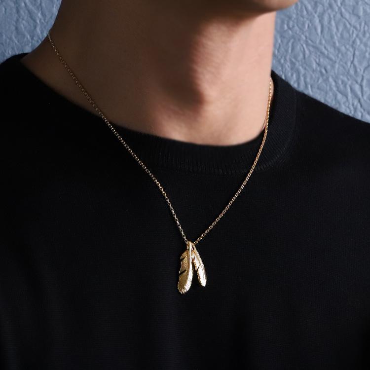 【6/14~15限定8000円OFFクーポン有】ペンダントトップ プラチナ ネックレス トップ ペンダント レディース メンズ Pt950 フェザー 羽  プラチナペンダントの画像