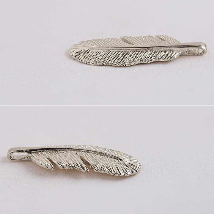 【6/14~15限定8000円OFFクーポン有】ペンダントトップ プラチナ ネックレス トップ ペンダント レディース メンズ Pt950 フェザー 羽  プラチナペンダントの画像