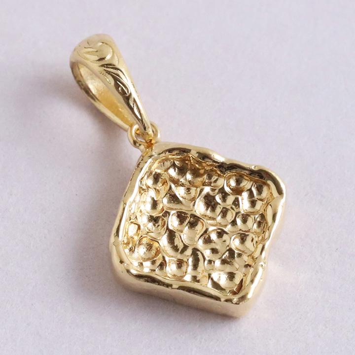 【土日限定3500円OFFクーポン有】 ペンダントトップ 18金 ハワイアンジュエリー k18 スクエア ハワイアン 18金ネックレス 18k プラチナ ピンクゴールド | DEVAS | 02