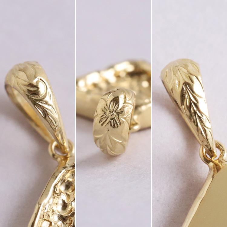 【土日限定3500円OFFクーポン有】 ペンダントトップ 18金 ハワイアンジュエリー k18 スクエア ハワイアン 18金ネックレス 18k プラチナ ピンクゴールド | DEVAS | 04