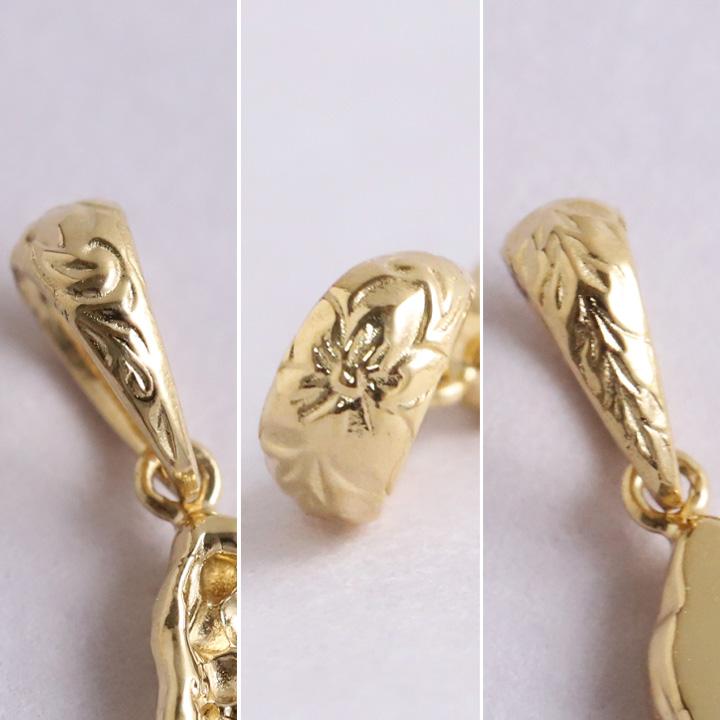 【土日限定2500円OFFクーポン有】  ペンダントトップ 18金 ハワイアンジュエリー k18 ドロップ ハワイアン 18金ネックレス 18k プラチナ ピンクゴールド | DEVAS | 04