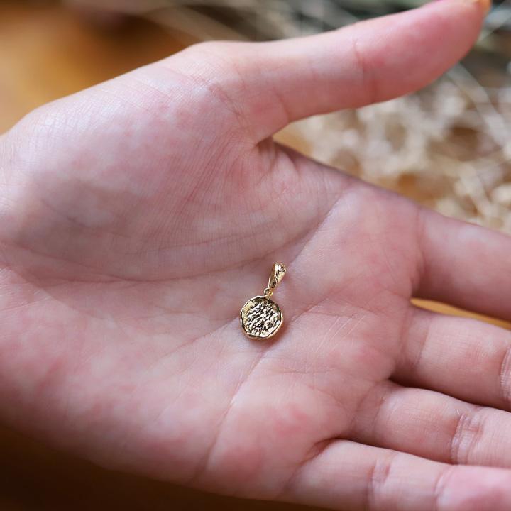 【土日限定4000円OFFクーポン有】 ペンダントトップ 18金 ハワイアンジュエリー k18 コイン ハワイアン 18金ネックレス 18k プラチナ ピンクゴールド | DEVAS | 12
