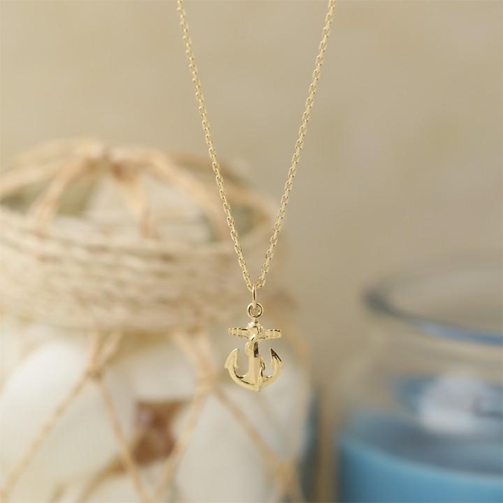 【土日限定2000円OFFクーポン有】 ペンダントトップ 18金 k18 18金ネックレス ペンダント レディース 錨 アンカー 18k ネックレス 18金ペンダントトップ | DEVAS | 01