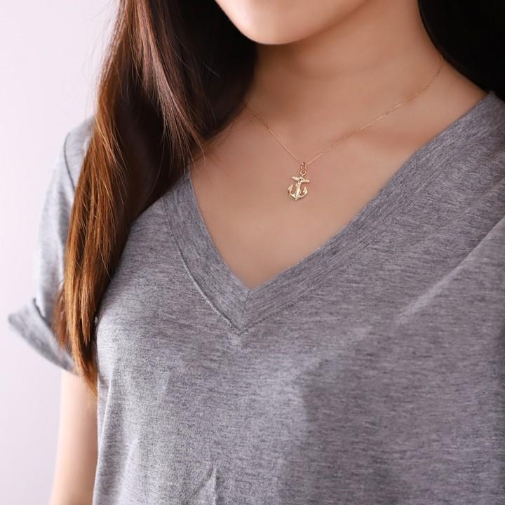 【土日限定2000円OFFクーポン有】 ペンダントトップ 18金 k18 18金ネックレス ペンダント レディース 錨 アンカー 18k ネックレス 18金ペンダントトップ | DEVAS | 07