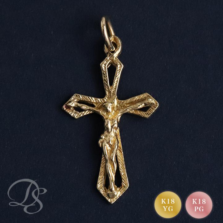クロスペンダント 18k ゴールド L 温もり感あふれるデザイン k18 18金 ジュエリー シンプル レディース ネックレス ギフト :SCN-PE09:デザイナーズジュエリー DEVAS 通販 ダブルクロスネックレス ペンダント 男女兼用 十字架 2連 首元お洒落 海外