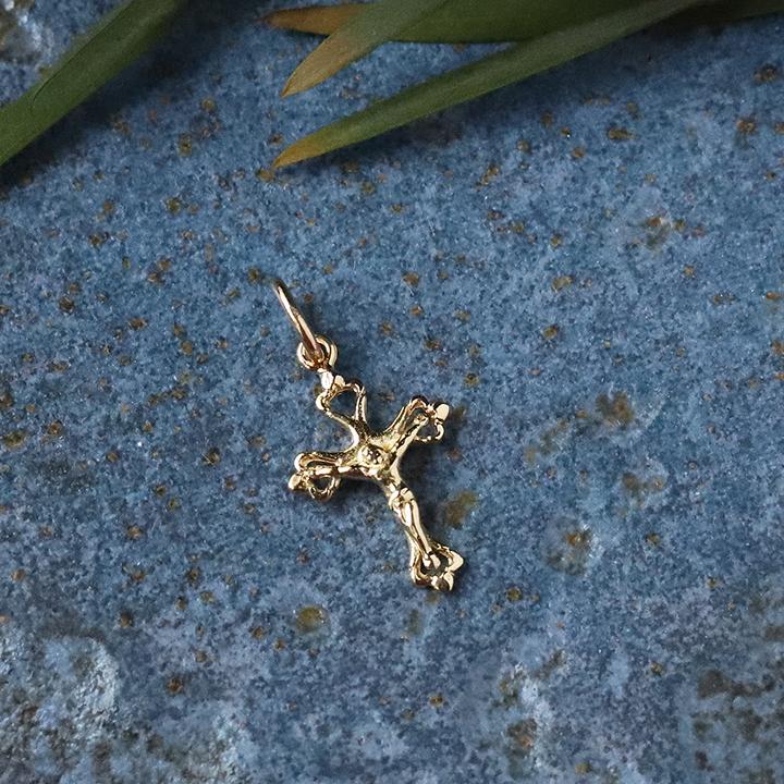 DEVAS ディーヴァス 18k ペンダントトップ クロス DEVAS 9月土日限定 7%クーポン▽ ペンダントトップ 18金 k18 18