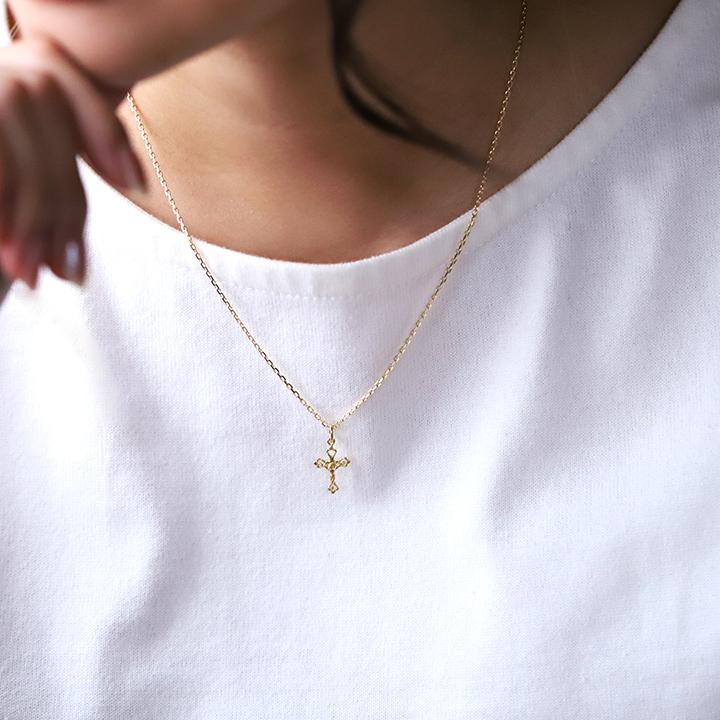 【2/4 値上げ対象】 ペンダントトップ 18金 k18 18金ネックレス ペンダント レディース メンズ クロス 18k トップ 18金ペンダントトップ | DEVAS | 02