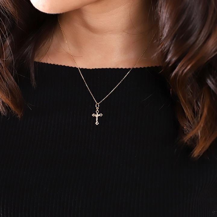 DEVAS ディーヴァス 18k ペンダントトップ クロス DEVAS 9月土日限定 7%クーポン▽ ペンダントトップ 18金 k18 18