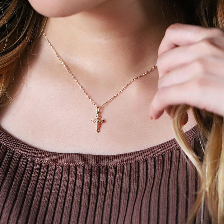 【2/4 値上げ対象】 ペンダントトップ 18金 k18 18金ネックレス ペンダント レディース メンズ クロス 18k トップ 18金ペンダントトップ | DEVAS | 08