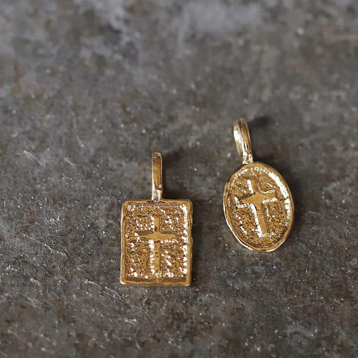 みーたん♡様☆K18 クロス ネックレス トップ 18K 刻印 18金